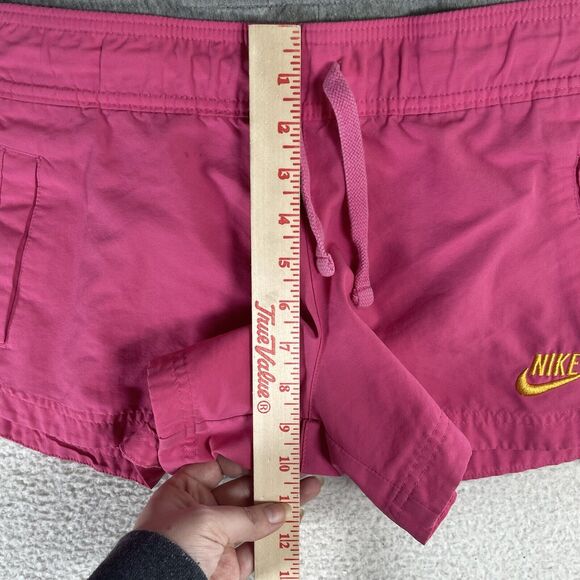 Vintage Nike Womens Shorts Medium 8-10 Running Pink Gym Workout *READ* - Picture 5 of 13